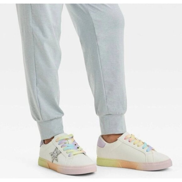 All in Motion Girls XL Joggers Cozy Fleece Pants Gray Soft Stretch Pants NWT NEW - Picture 3 of 5